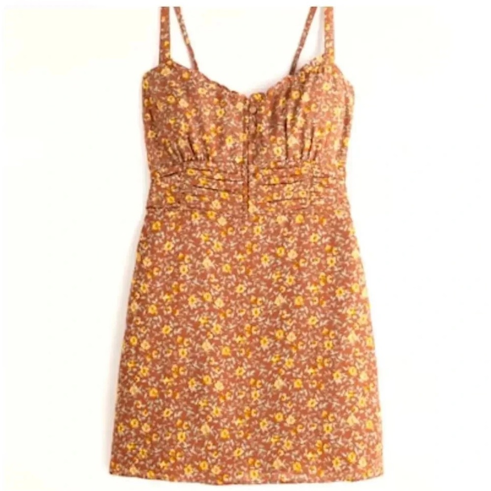Abercrombie and Fitch Orange Floral Dress